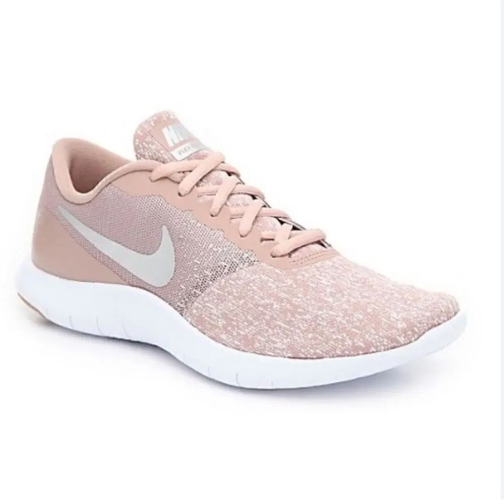 Nike Flex Contact Mottled Pink Lightweight Running Athletic Performance Sneakers